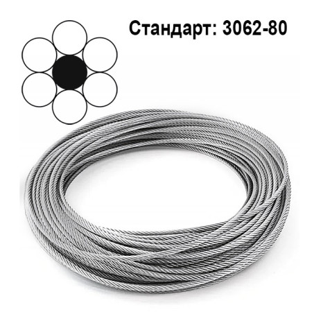 Канат DIN 3052 (ГОСТ 3062-80) оцинкованный